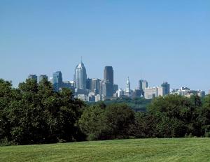 Philadelphia Skyline - not quite the view from Walnut Street